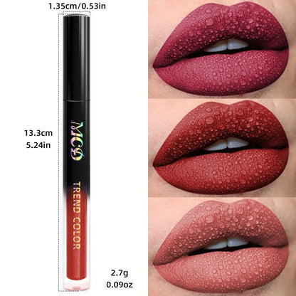 Lucidalabbra impermeabile opaco 19 colori rossetto liquido velluto per labbra nude e rosse