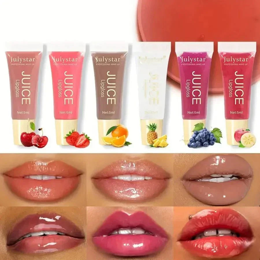 Lucidalabbra Julystar hydrating clear lip gloss gel with nourishing balm 5ml from China